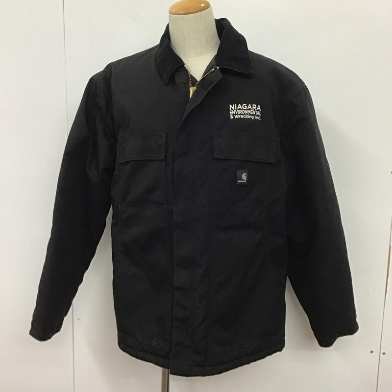 カーハート Carhartt ジャケット、上着 ジャケット、ブレザー C55 BLK 襟コーデュロイ Extremes L ロゴ、文字 黒 / ブラック /  メンズ USED 古着 中古 10107925