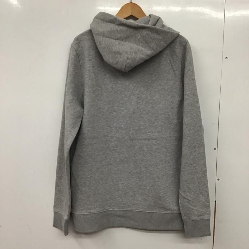 トミー ジーンズ TOMMY JEANS パーカー 長袖 L 無地 X 刺繍 灰 / グレー /  メンズ USED 古着 中古 10144896