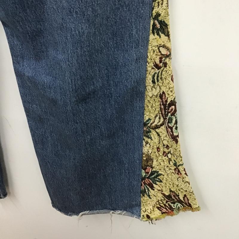 リーバイストラウスアンドコー Levi Strauss & co. パンツ デニム、ジーンズ デニムパンツ ワイドパンツ フレアパンツ カジュアルパンツ 550 リメイク 36 無地 インディゴ / インディゴ /  メンズ USED 古着 中古 10105766