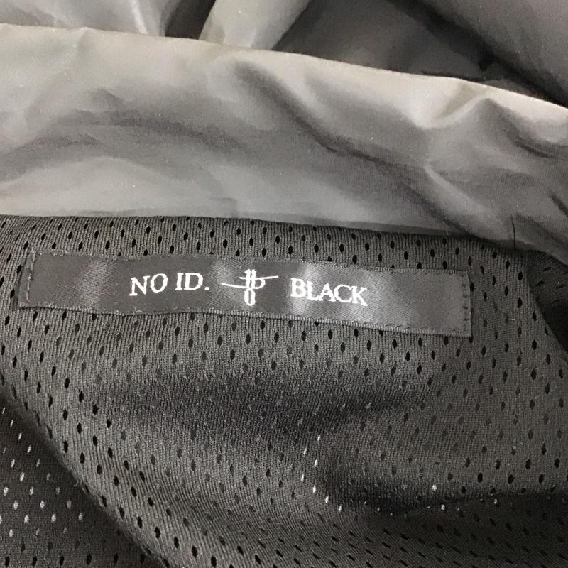 ノーアイディ NO ID. ジャケット、上着 ジャンパー、ブルゾン 445006-970B ナイロンジャケット ジップアップジャケット アウター 無地 黒 / ブラック /  メンズ USED 古着 中古 10110434