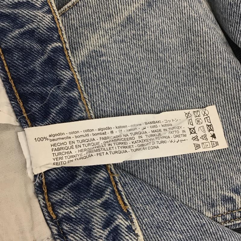 ザラ ZARA パンツ デニム、ジーンズ 6164 169 427 ハイウエスト 無地 水色 / ライトブルー /  レディース USED 古着 中古 10108163