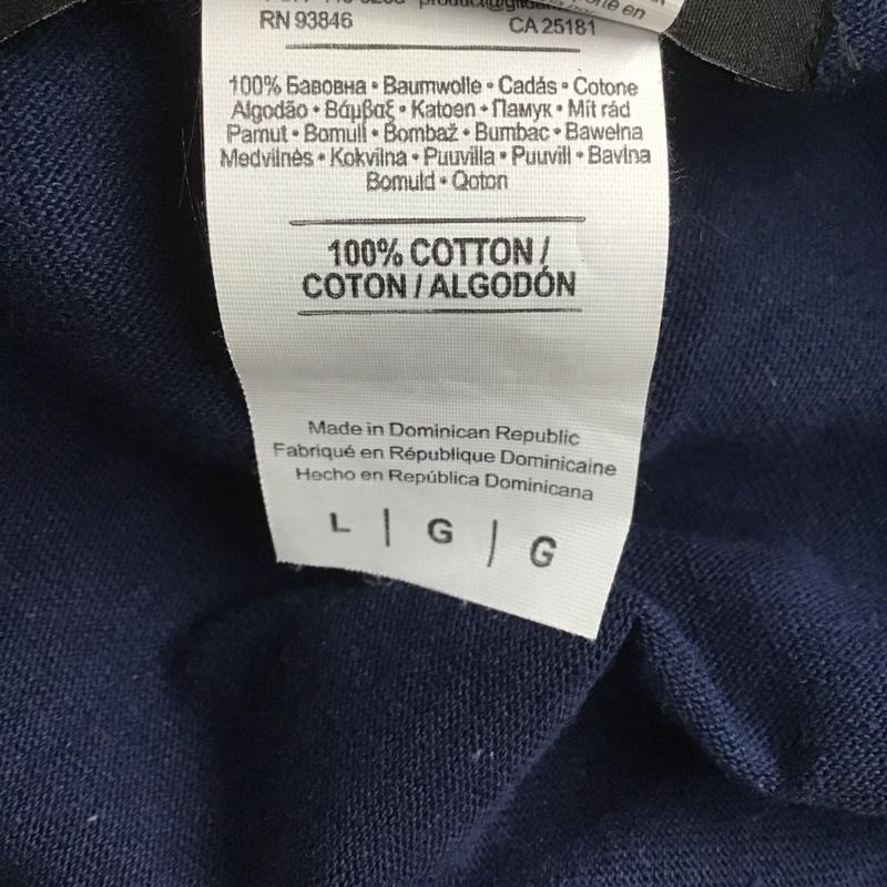 ゴッドセレクショントリプルエックス GOD SELECTION XXX カットソー 半袖 半袖カットソー プリントTシャツ クルーネックカットソー L 無地 紺 / ネイビー /  メンズ USED 古着 中古 10126524