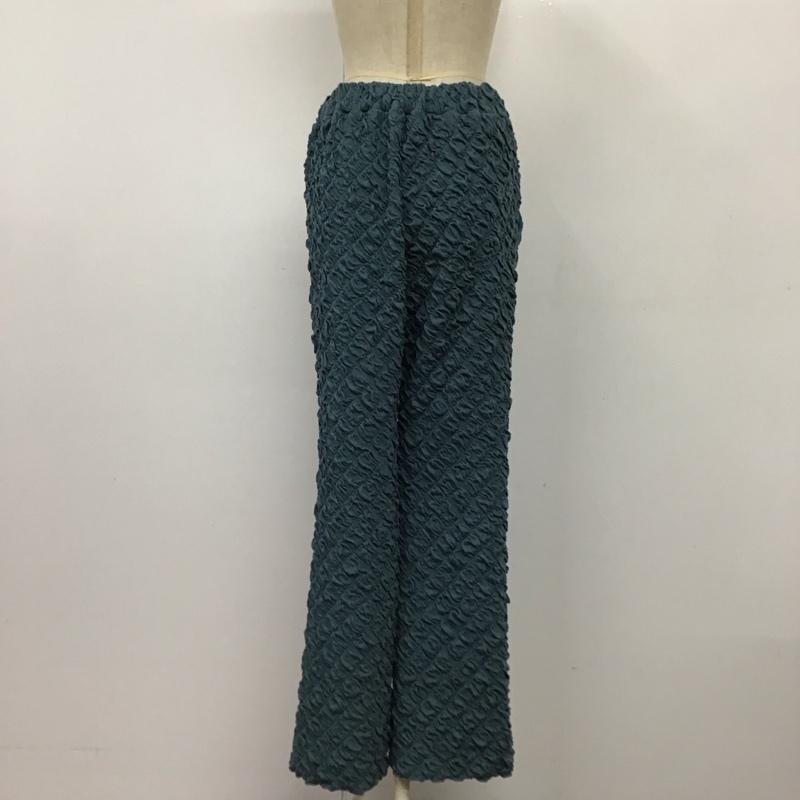フリークスストア FREAK S STORE パンツ ワークパンツ、ペインターパンツ カジュアルパンツ ワイドパンツ ストレッチパンツ M 総柄 青 / ブルー /  レディース USED 古着 中古 10114477