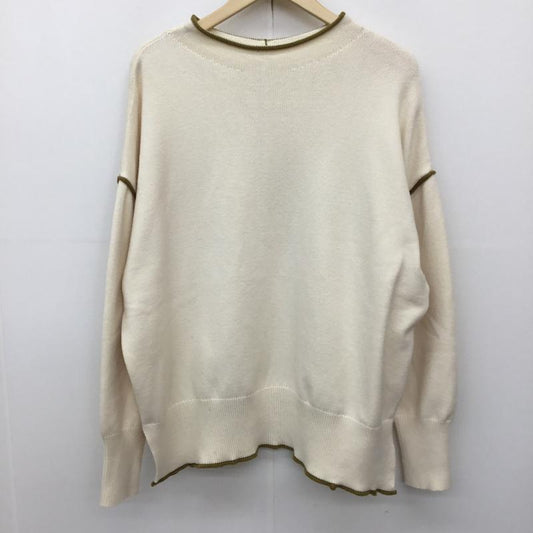 ローリーズファーム LOWRYS FARM ニット、セーター 長袖 FREE 無地 ベージュ / ベージュ /  レディース USED 古着 中古 10138240