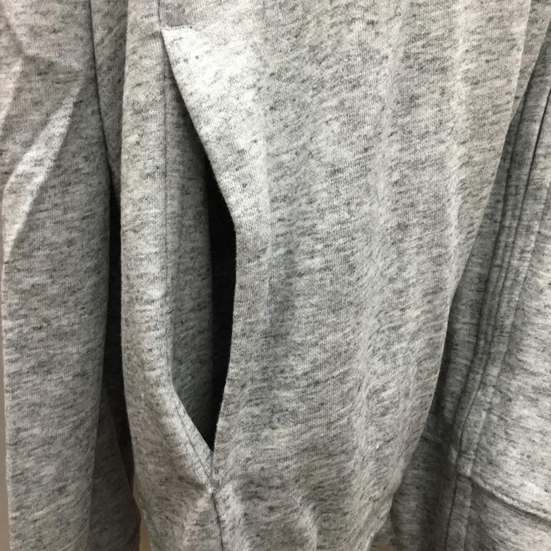 ユニクロ UNIQLO パーカー 長袖 341-414352 エアリズムUVカットフルジップパーカ タグ付き 4XL 無地 灰 / グレー /  メンズ USED 古着 中古 10118978