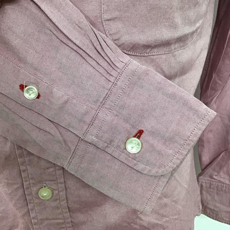 ネイバーフッド NEIGHBORHOOD シャツ、ブラウス 長袖 長袖シャツ カラーシャツ ポケットシャツ 長袖カットソー 無地シャツ S 無地 赤 / レッド /  メンズ USED 古着 中古 10114707