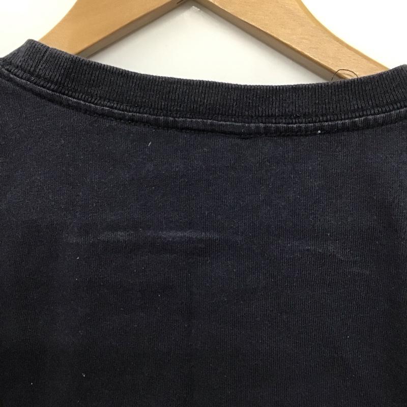 チャムス CHUMS Tシャツ 半袖 半袖カットソー プリントTシャツ クルーネックカットソー L プリント X ロゴ、文字 紺 / ネイビー /  メンズ USED 古着 中古 10148127