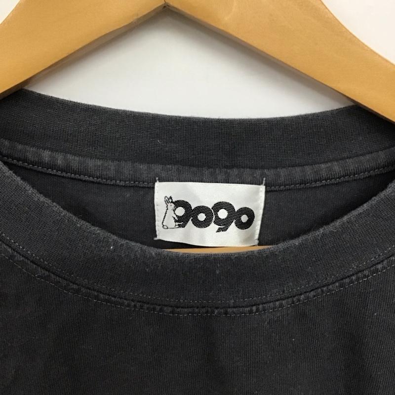 ナインティナインティ 9090 Tシャツ 半袖 半袖カットソー プリントTシャツ クルーネックカットソー fr2 XXL プリント ダークグレー / ダークグレー /  メンズ USED 古着 中古 10149189