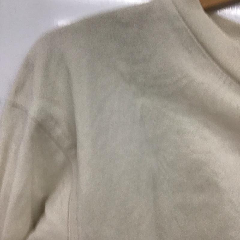 カーハート Carhartt カットソー 長袖 長袖カットソー クルーネックカットソー プリントカットソー XS ロゴ、文字 ベージュ / ベージュ /  メンズ USED 古着 中古 10147012