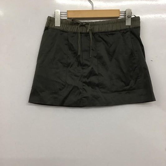 ザラ ZARA スカート ミニスカート XS 無地 カーキ / カーキ /  レディース USED 古着 中古 10139584