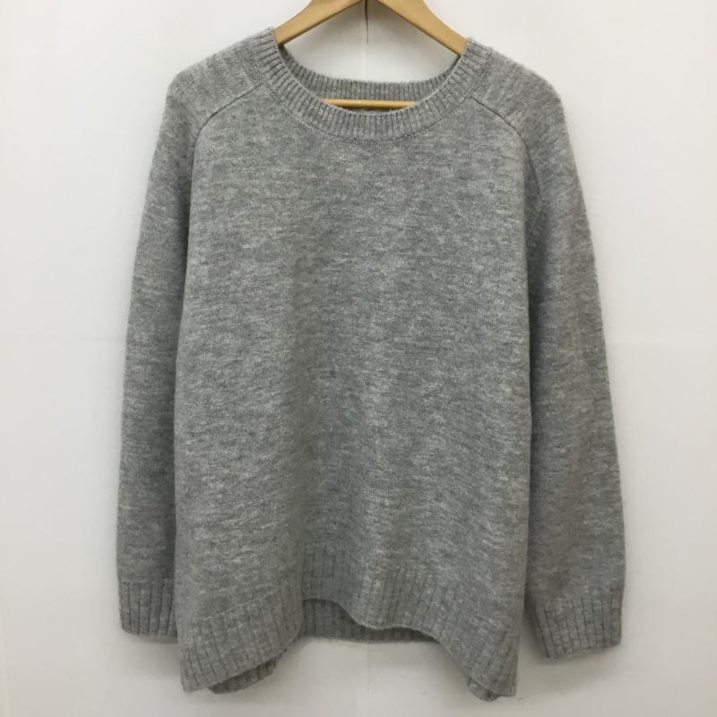 サニーレーベル Sonny Label ニット、セーター 長袖 LA37-26T701 FREE 無地 灰 / グレー /  レディース USED 古着 中古 10145410