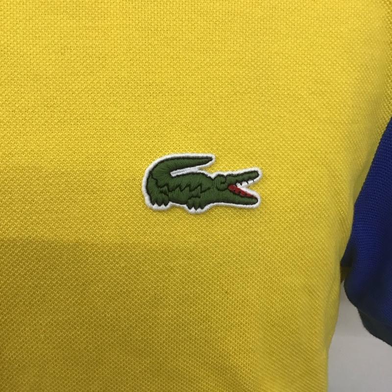 ラコステ LACOSTE ポロシャツ 半袖 3 無地 青 / ブルー / X 黄 / イエロー / X 緑 / グリーン /  メンズ USED 古着 中古 10111219