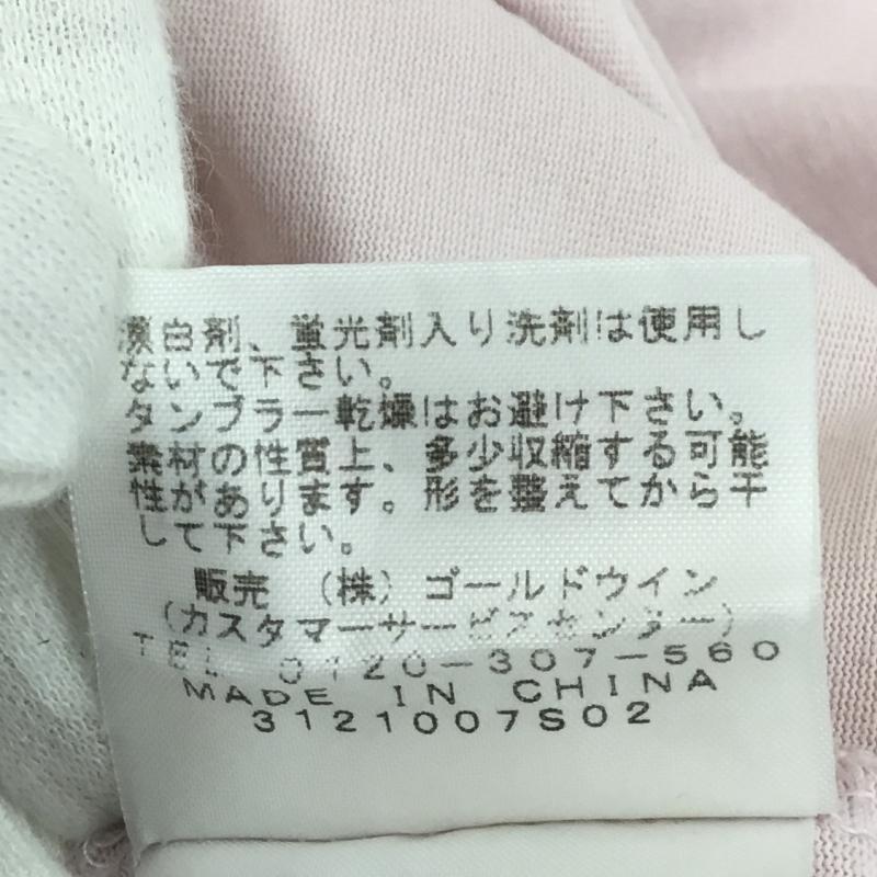 ザノースフェイス THE NORTH FACE Tシャツ 半袖 NT31352 L ロゴ、文字 桃 / ピンク /  メンズ USED 古着 中古 10144402