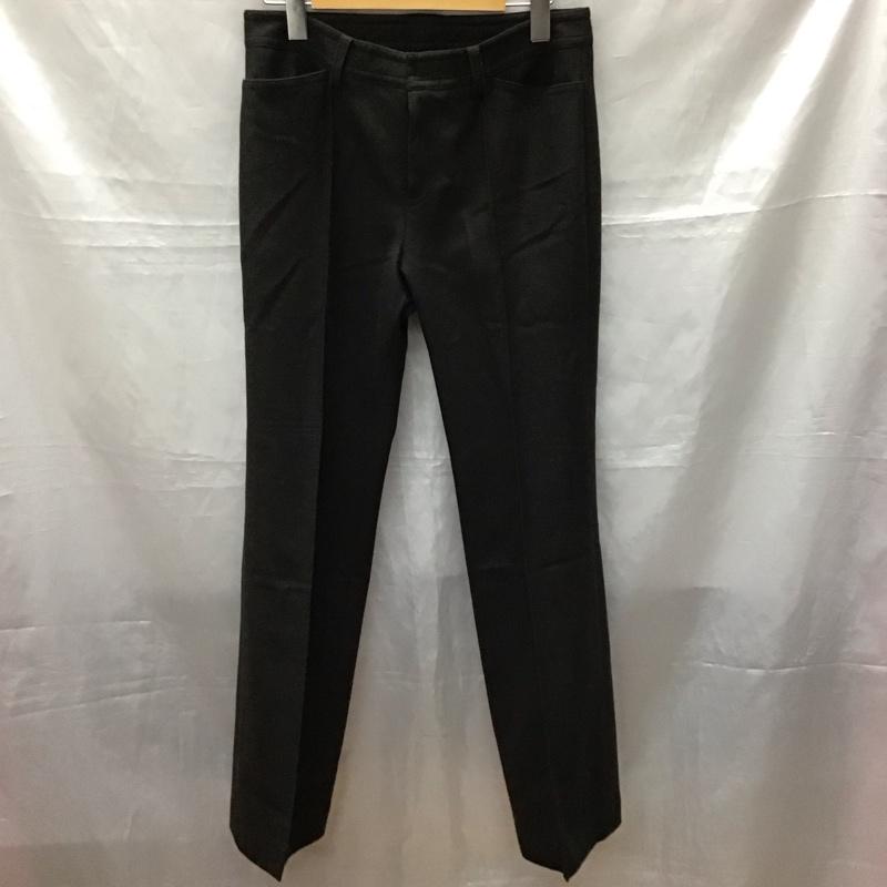 マカフィー MACPHEE パンツ スラックス 12-04-14-04747 ウール センタープレス カシミヤ混 40 無地 ダークブラウン / ダークブラウン /  レディース USED 古着 中古 10115427