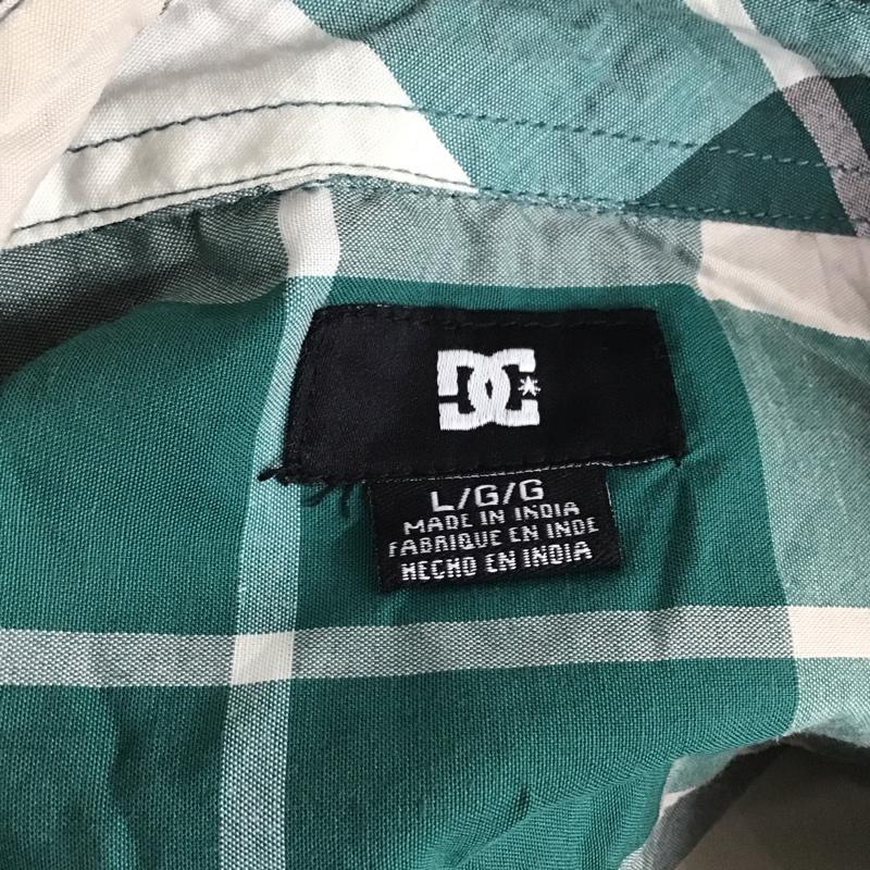 ディーシー DC シャツ、ブラウス 半袖 半袖シャツ カラーシャツ 半袖カットソー チェックシャツ L チェック マルチカラー / マルチカラー /  メンズ USED 古着 中古 10116337
