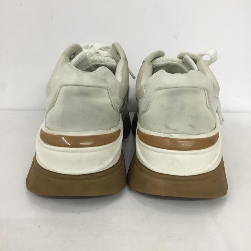 ザラ ZARA スニーカー スニーカー 7418 001 001 チャンキースニーカー EU38 無地 白 / ホワイト / X グレージュ / グレージュ /  レディース USED 古着 中古 10144319