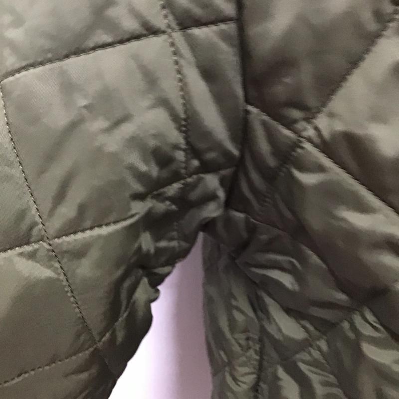 バーブァー Barbour ジャケット、上着 ジャケット、ブレザー キルティングジャケット カラージャケット ボタン前開ジャケット アウター S ロゴ、文字 カーキ / カーキ /  メンズ USED 古着 中古 10122778