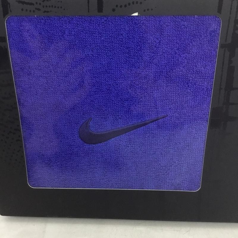 ナイキ NIKE ファッション小物 ファッション小物 AC9637 ソリッドコアタオル ミディアム コットン ワンポイント 青 / ブルー /  メンズ USED 古着 中古 10150195