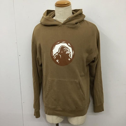エクストララージ XLARGE パーカー 長袖 長袖パーカー フード付きパーカー プリントスウェット トレーナー M プリント 茶 / ブラウン /  メンズ USED 古着 中古 10114653