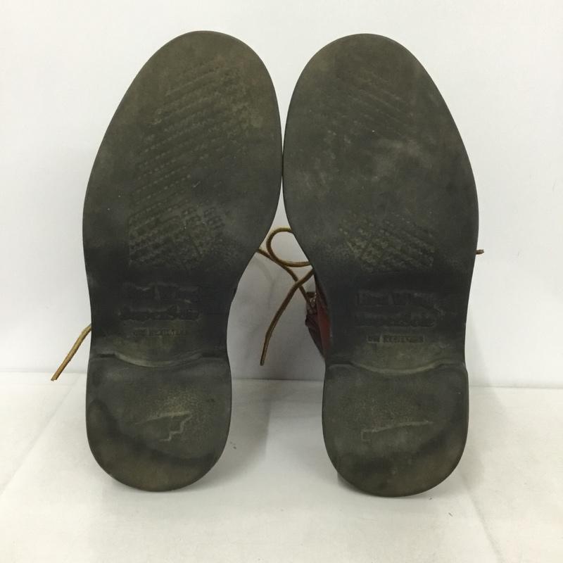 レッドウィング RED WING ブーツ ショートブーツ 8804 SUPER SOLE MOC-TOE 5.5D US：5.5 ロゴ、文字 茶 / ブラウン /  レディース USED 古着 中古 10138479