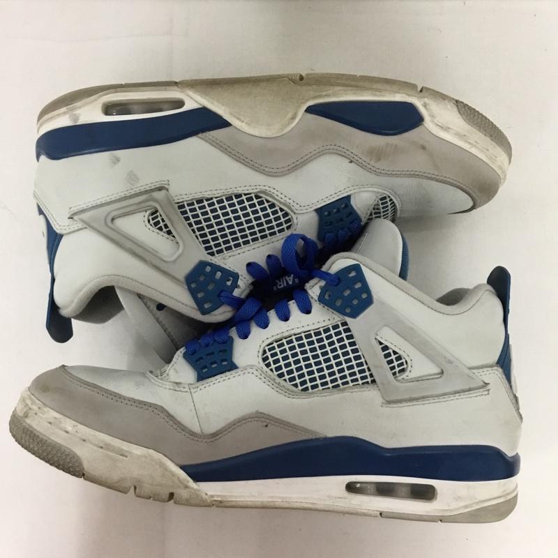 ナイキ NIKE スニーカー スニーカー FV5029-141 AIR JORDAN 4 RETRO 28cm 28.0cm ロゴ、文字 青 / ブルー / X 灰 / グレー /  メンズ USED 古着 中古 10129912