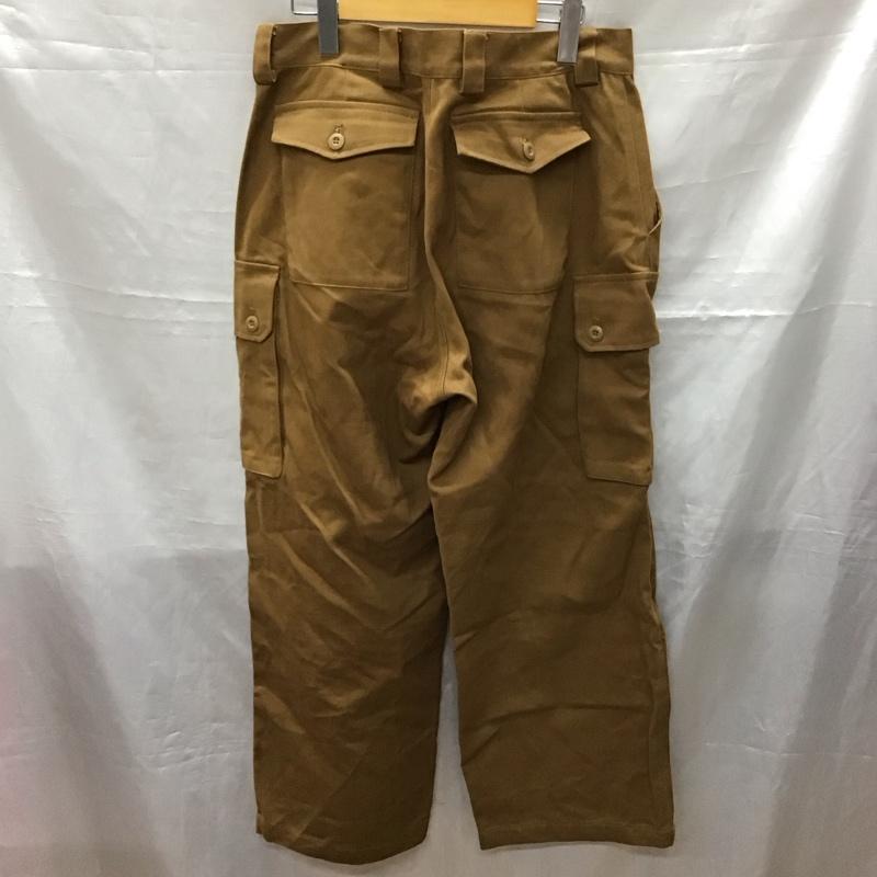 ニコアンド niko and... パンツ ワークパンツ、ペインターパンツ ワークパンツ ワイドパンツ カジュアルパンツ ミリタリーパンツ L 無地 茶 / ブラウン /  メンズ USED 古着 中古 10117423