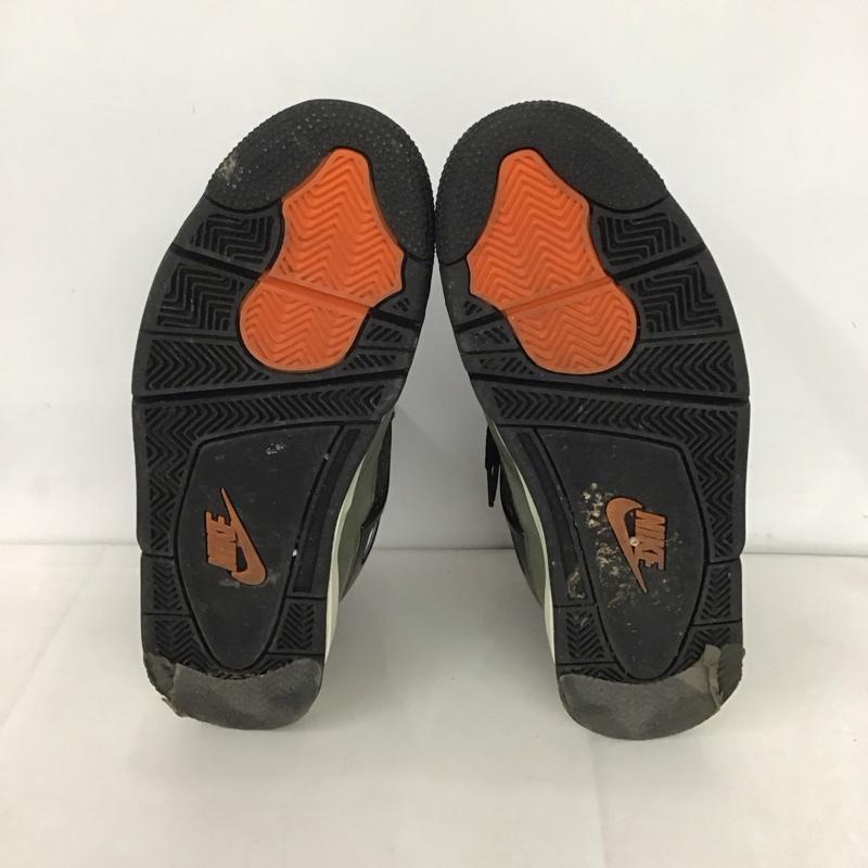 ナイキ NIKE スニーカー スニーカー IB1519-200 UNDEFEATED AIR JORDAN 4 RETRO OG SP 28cm 箱有 28.0cm ロゴ、文字 黒 / ブラック / X カーキ / カーキ /  メンズ USED 古着 中古 10141045
