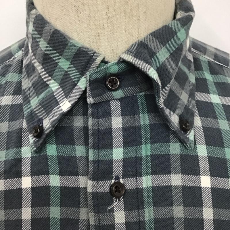 リーガル REGAL シャツ、ブラウス 長袖 ボタンダウンシャツ M チェック マルチカラー / マルチカラー /  メンズ USED 古着 中古 10111376