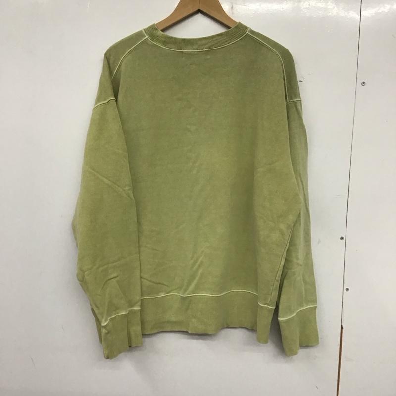 アズールバイマウジー AZUL BY MOUSSY トレーナー 長袖 S 無地 黄緑 / イエローグリーン /  レディース USED 古着 中古 10140420