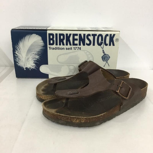 ビルケンシュトック BIRKENSTOCK サンダル サンダル Ramses トングサンダル 40 箱有 無地 茶 / ブラウン /  メンズ USED 古着 中古 10137847