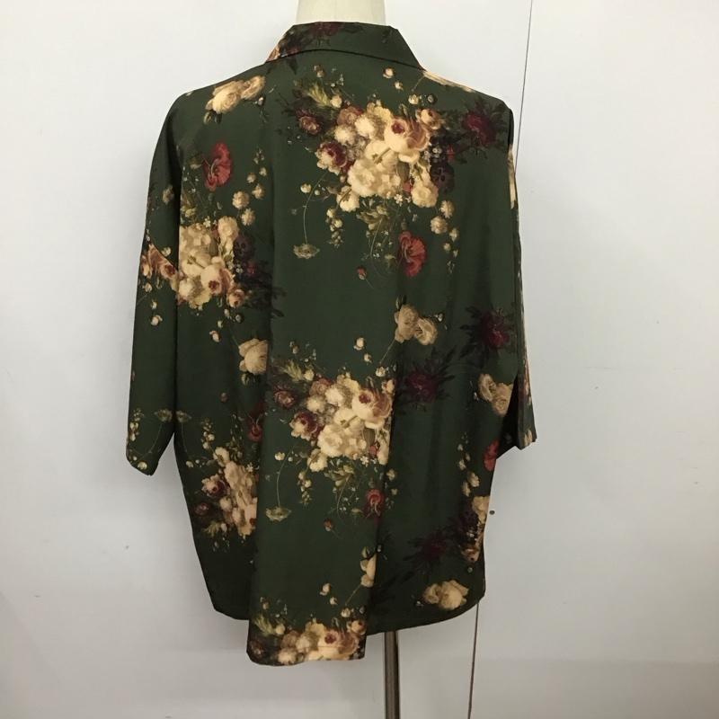 アンリラクシング unrelaxing シャツ、ブラウス 半袖 FREE プリント 緑 / グリーン /  メンズ USED 古着 中古 10128312