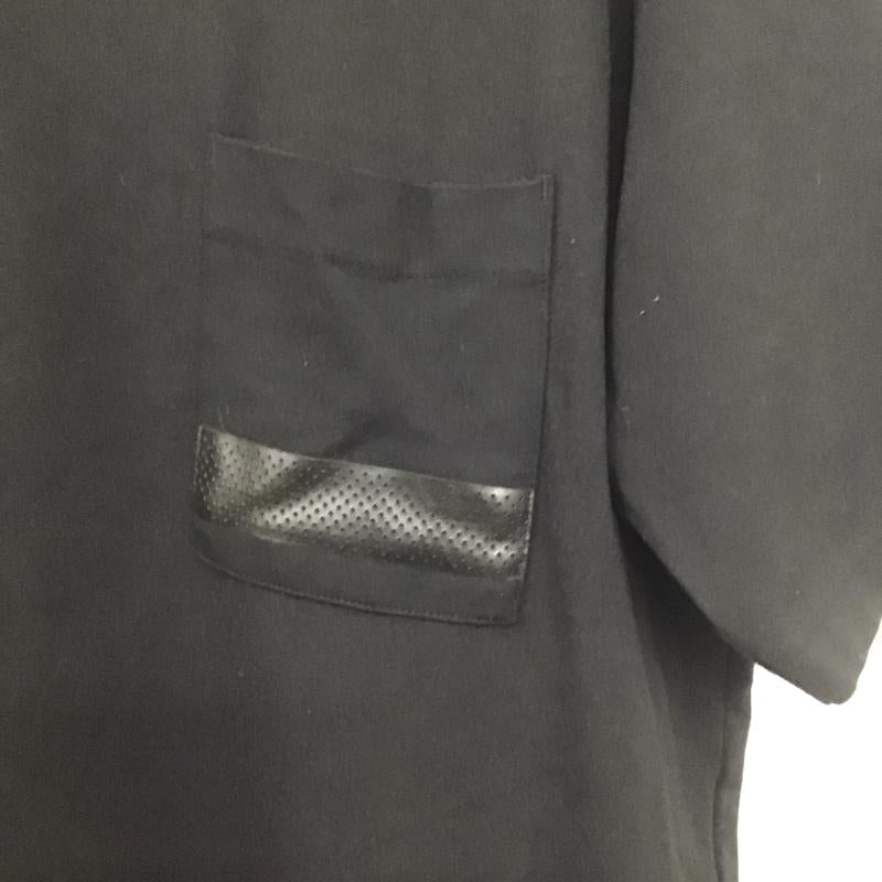 コロンビア Columbia Tシャツ 半袖 120 pm1936 半袖カットソー クルーネック サイドジップ XL 無地 黒 / ブラック /  メンズ USED 古着 中古 10138885