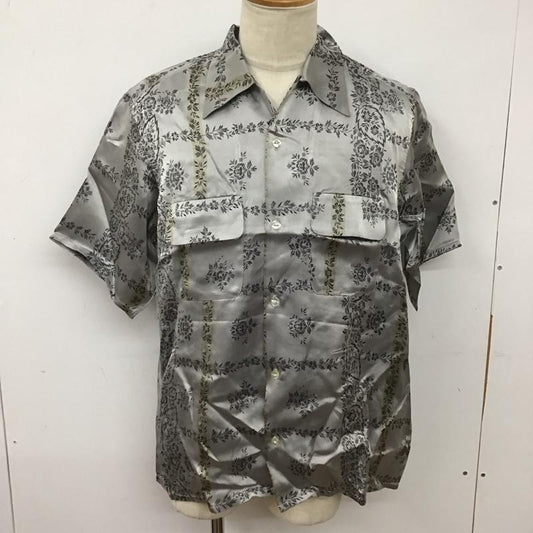 ニードルス Needles シャツ、ブラウス 半袖 MR143 胸ポケット L 総柄 灰 / グレー /  メンズ USED 古着 中古 10128079