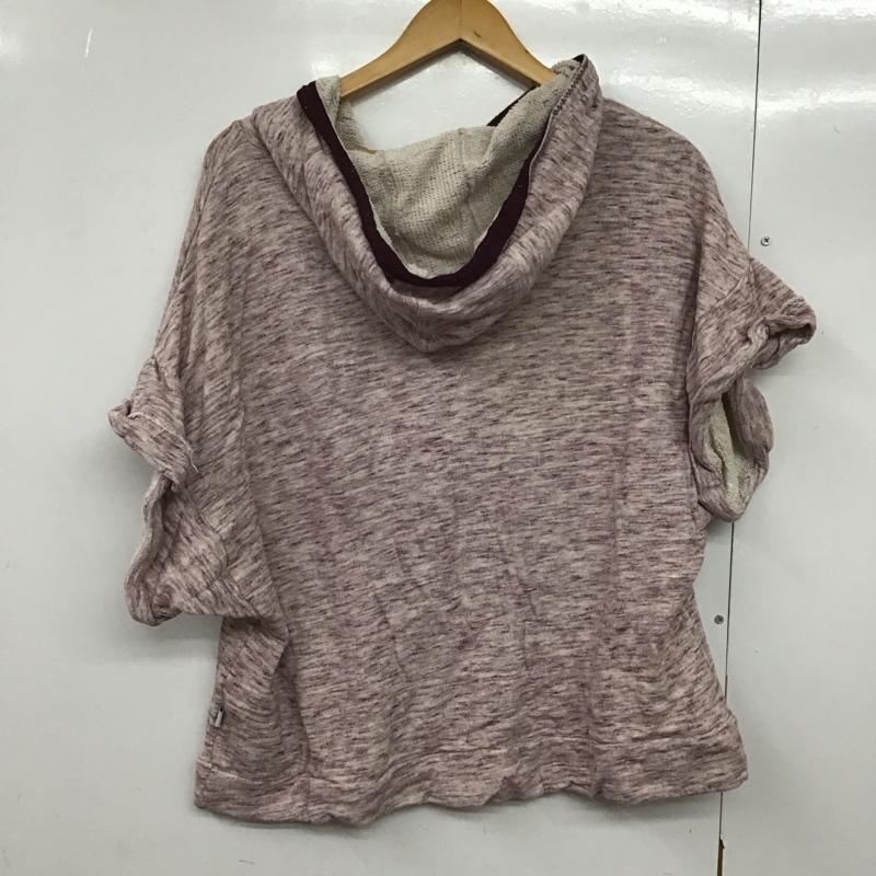 アディダス adidas パーカー 半袖 L 無地 マルチカラー / マルチカラー /  レディース USED 古着 中古 10144559