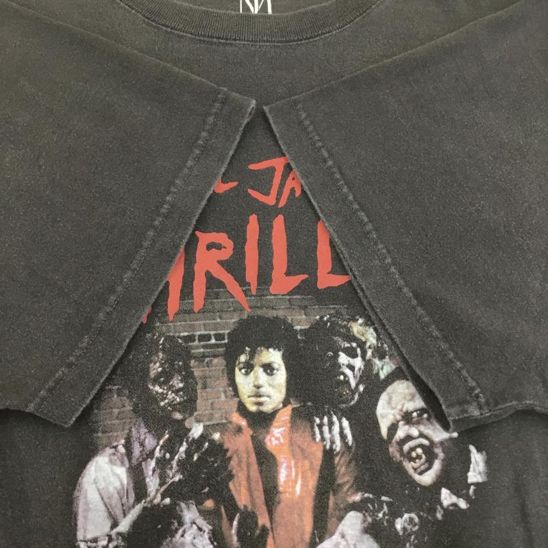 グッドロックスピード GOOD ROCK SPEED Tシャツ 半袖 マイケルジャクソン　スリラー L プリント 黒 / ブラック /  メンズ USED 古着 中古 10150140