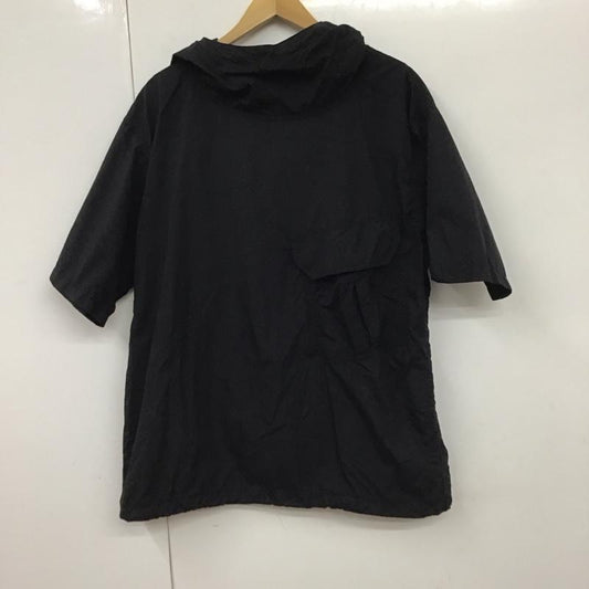 ザノースフェイス THE NORTH FACE パーカー 半袖 np2109n ナイロンジャケット プルオーバー 半袖カットソー M 無地 黒 / ブラック /  メンズ USED 古着 中古 10130552