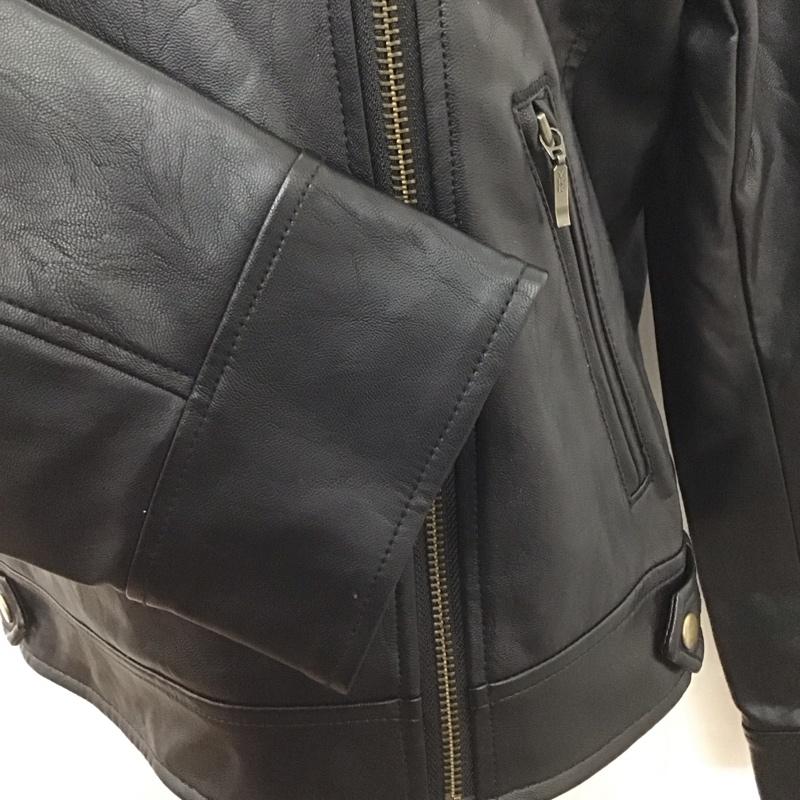 ビームス ハート BEAMS HEART ジャケット、上着 レザージャケット M 無地 黒 / ブラック /  レディース USED 古着 中古 10124819