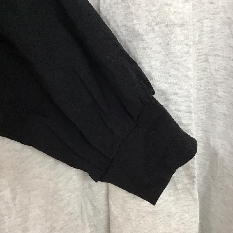 スラッピー SLOPPY カットソー 七分袖 ラグラン FREE ロゴ、文字 黒 / ブラック / X 灰 / グレー /  レディース USED 古着 中古 10149787