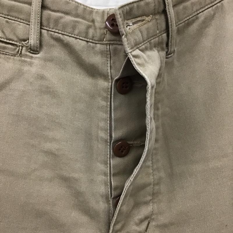 フィグベル PHIGVEL パンツ チノパン チノパン カジュアルパンツ ワイドパンツ ストレートパンツ 32インチ 無地 ベージュ / ベージュ /  メンズ USED 古着 中古 10115153