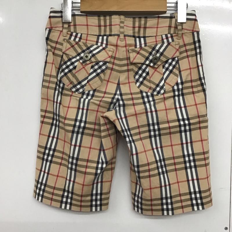 バーバリーブルーレーベル BURBERRY BLUE LABEL パンツ ショートパンツ ハーフパンツ 38 チェック マルチカラー / マルチカラー /  レディース USED 古着 中古 10141286