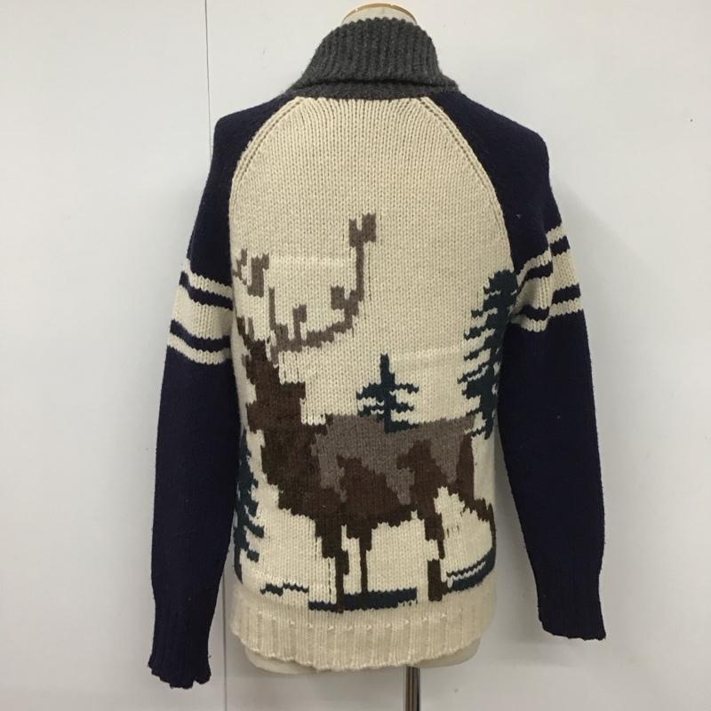 トミーヒルフィガー TOMMY HILFIGER ジャケット、上着 ジャンパー、ブルゾン ジップアップジャケット ニットジャケット アウター カラーニットジャケット M プリント マルチカラー / マルチカラー /  メンズ USED 古着 中古 10108682