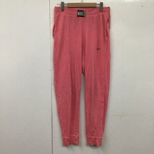 ナイキ NIKE パンツ ワークパンツ、ペインターパンツ dq3341-675 ウォッシュドスウッシュスウェットパンツ スウェットパンツ M ロゴ、文字 桃 / ピンク /  レディース USED 古着 中古 10128988