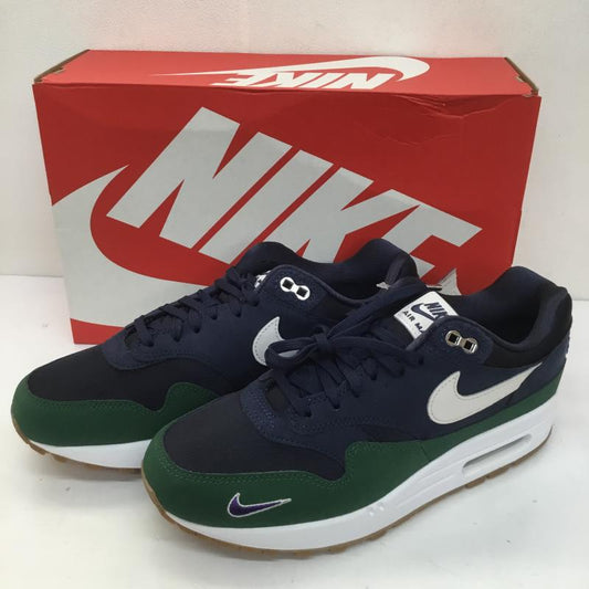 ナイキ NIKE スニーカー スニーカー WMNS AIR MAX 1  87 QS ウィメンズ エア マックス 1  87 QS DV3887-400 タグ付 26.0cm ロゴ、文字 紺 / ネイビー / X 緑 / グリーン /  メンズ USED 古着 中古 10107074