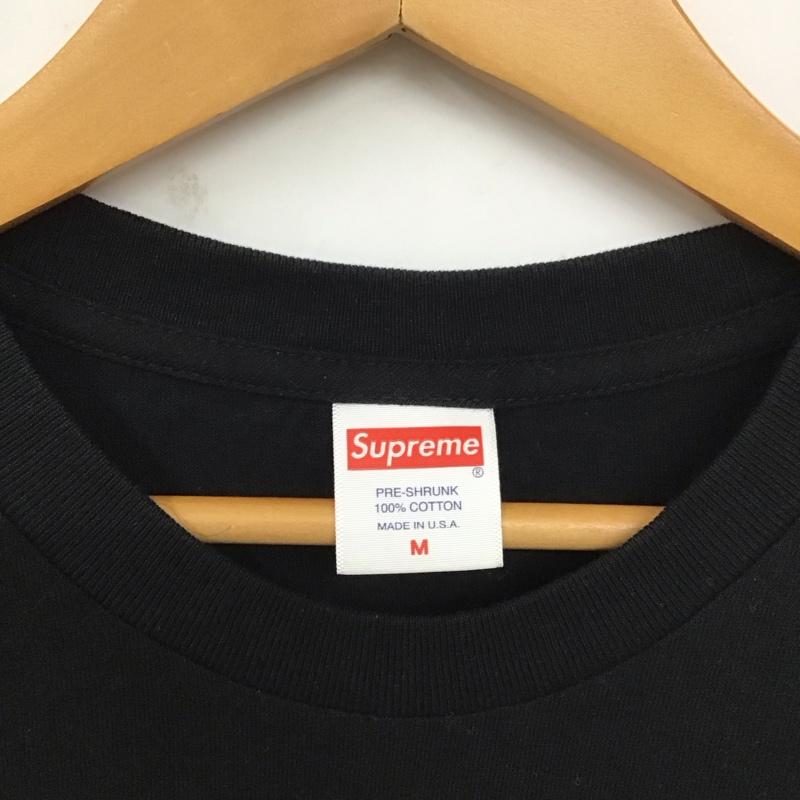 シュプリーム Supreme Tシャツ 半袖 20SS supremetimetee 半袖カットソー プリントTシャツ M プリント 黒 / ブラック /  メンズ USED 古着 中古 10129619