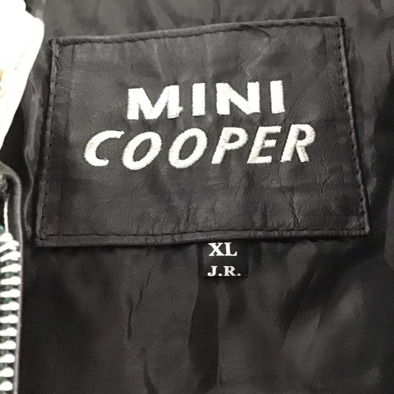 古着 USED ジャケット、上着 ジャケット、ブレザー ジップアップジャケット アウター 古着 minicooper XL ロゴ、文字 黒 / ブラック / X 灰 / グレー /  メンズ USED 古着 中古 10136135