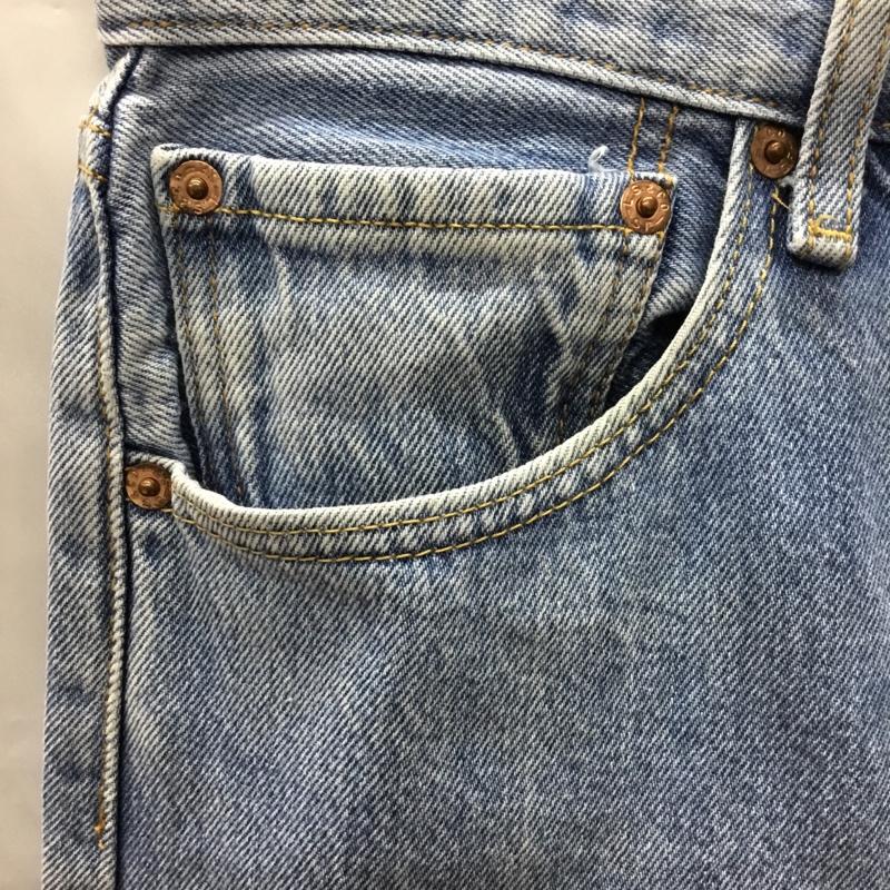 リーバイストラウスアンドコー Levi Strauss & co. パンツ デニム、ジーンズ デニムパンツ ストレートパンツ ワイドパンツ カジュアルパンツ 32インチ 無地 インディゴ / インディゴ /  メンズ USED 古着 中古 10115625
