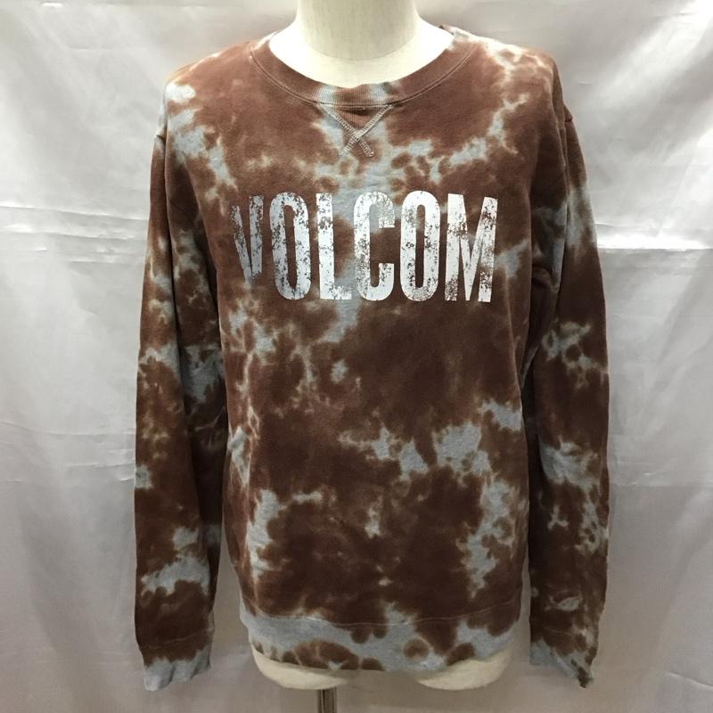 ボルコム VOLCOM トレーナー 長袖 長袖 M 総柄 マルチカラー / マルチカラー /  メンズ USED 古着 中古 10113678