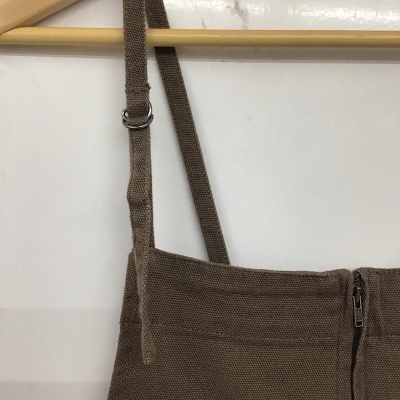 サマンサモスモスブルー Samansa Mos2 blue ワンピース・ドレス・オールインワン ワンピース・ドレス・オールインワン オールインワン ノースリーブ ワイドパンツ FREE 無地 茶 / ブラウン /  レディース USED 古着 中古 10142042