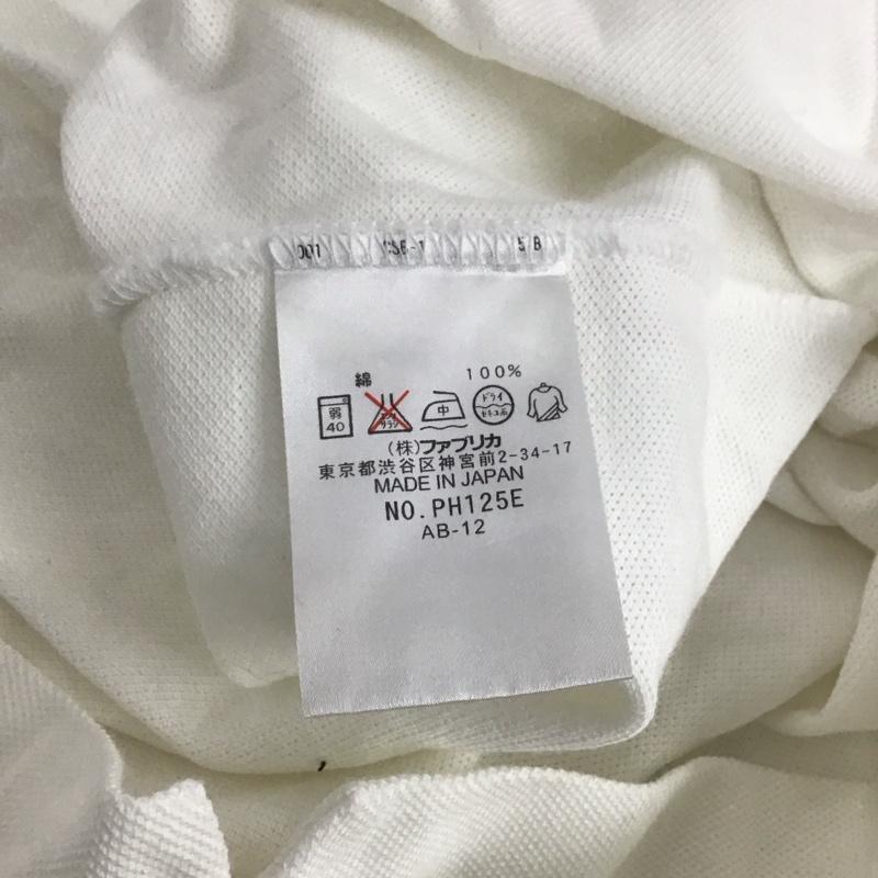 ラコステ LACOSTE ポロシャツ 半袖 5 ロゴ、文字 白 / ホワイト /  メンズ USED 古着 中古 10148248