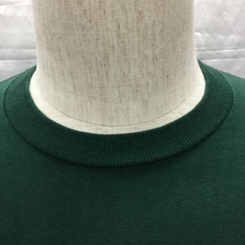 ジムフレックス GYMPHLEX Tシャツ 半袖 17A-HS-002 クルーネック 刺繍 ロゴ、文字 緑 / グリーン /  メンズ USED 古着 中古 10115526